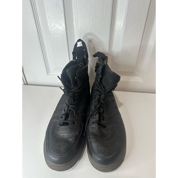 Nike Air Force 1 SF Special Field Mid Black Sneakers Men's Sz 11 Shoes - Picture 4 of 7